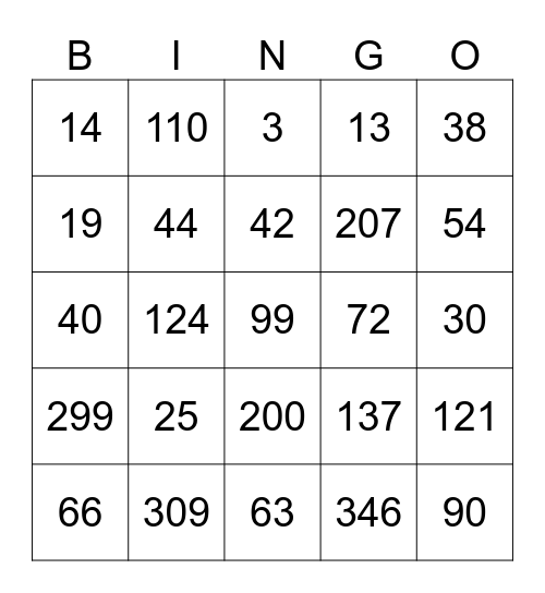 R E K E N Bingo Card