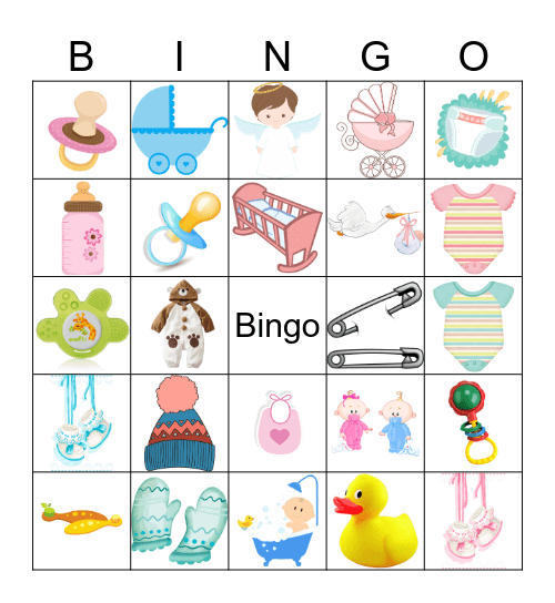 Chá Revelação Bingo Card