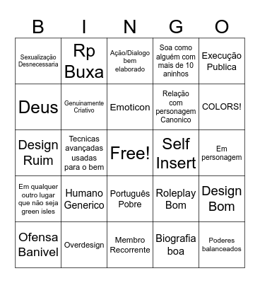 Pulse Bingo BR Bingo Card