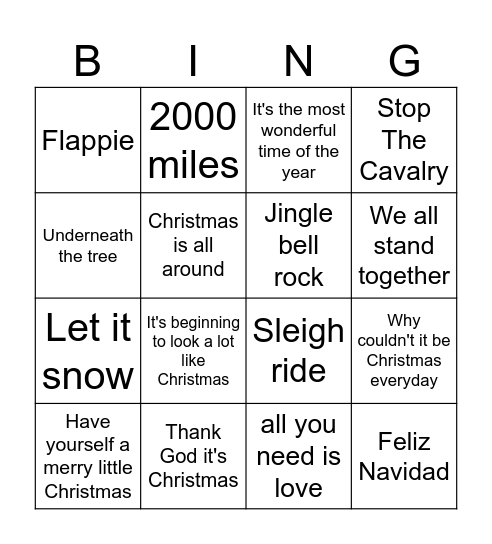 KerstBingo 2024 Mook Bingo Card