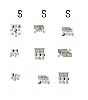 Money Bingo Card