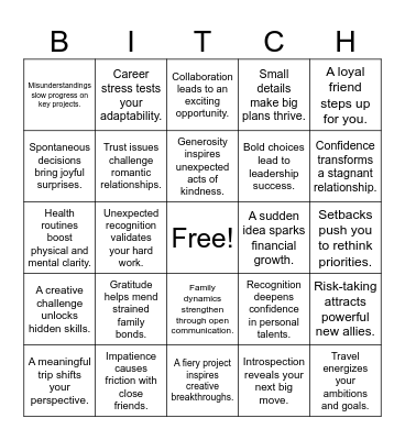 Leo ♌️ | Aries ♈️ | Virgo ♍️ Bingo Card