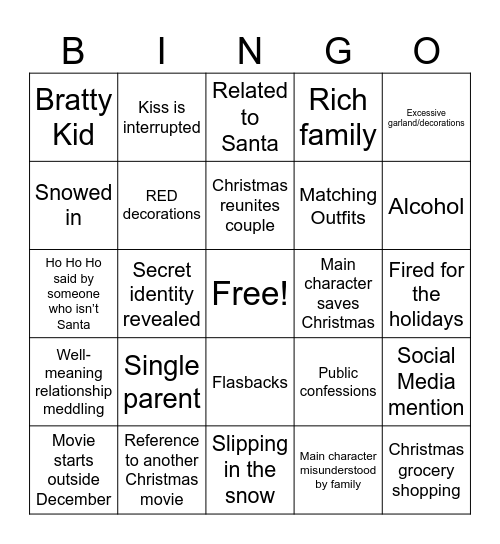 ptatoes Bingo Card