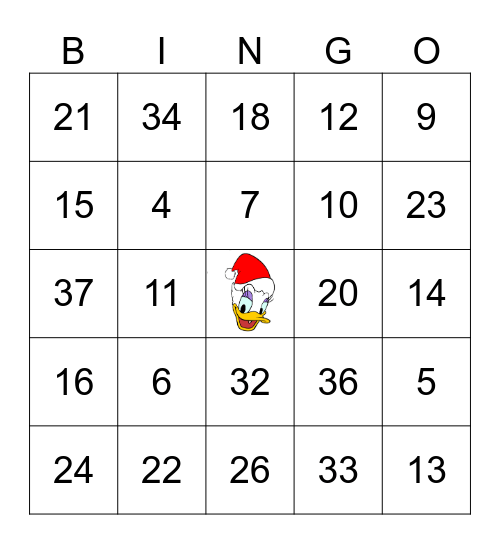 Spreekwoordenbingo Card