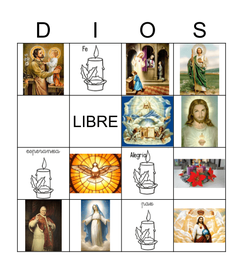 Bingo  Catolico Bingo Card