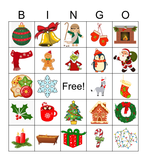 Christmas Bingo Card