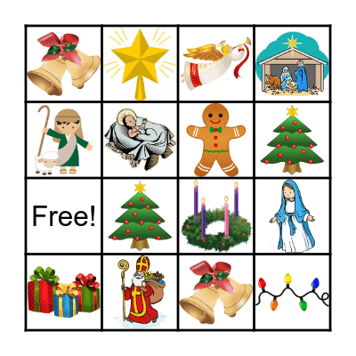 St. Nicholas Bingo Card