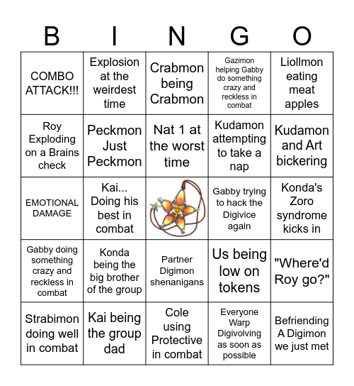 System Error in a shellnut Bingo Card