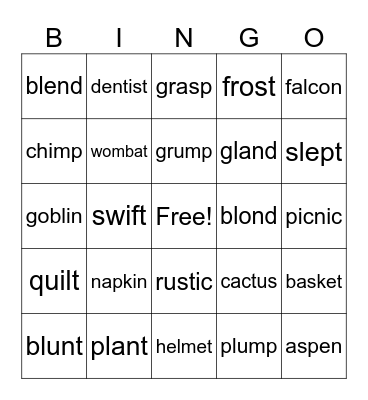 Christmas BINGO Card