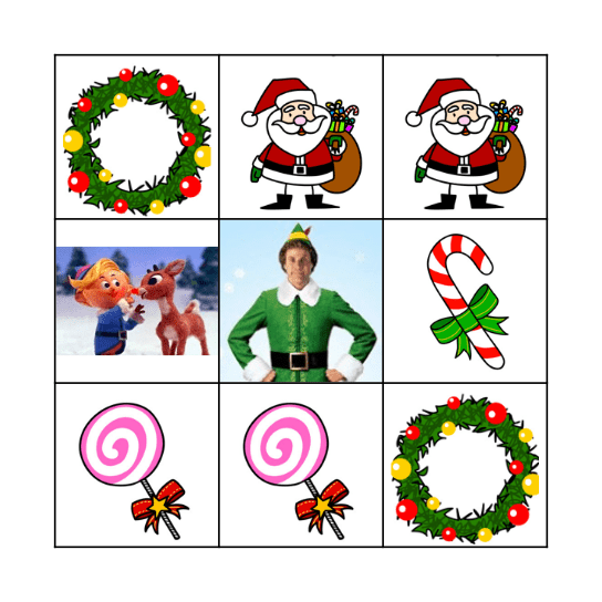 Christmas Bingo Card