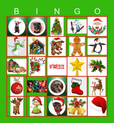 PERRY CHRISTMAS BINGO Card