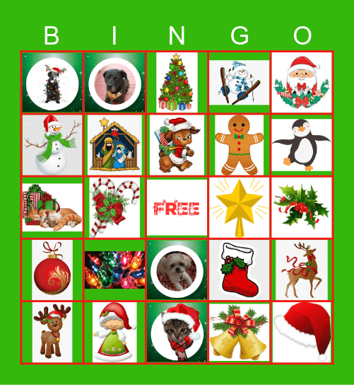 PERRY CHRISTMAS BINGO Card