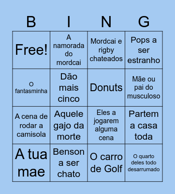 Show regular Bingo Card