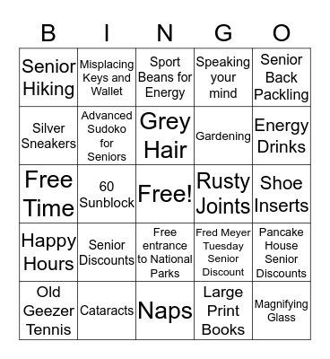 Welcome to Brians 70th Bingo Card