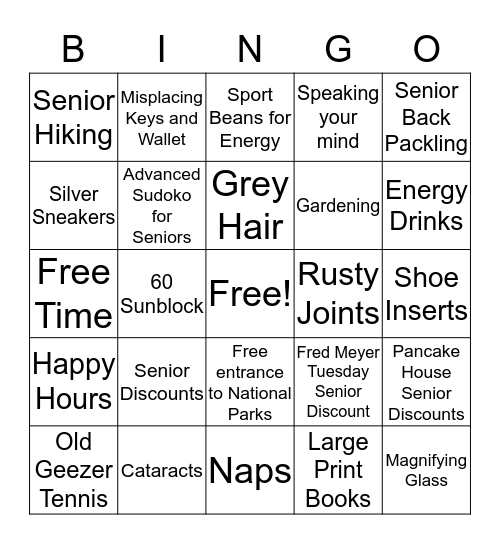 Welcome to Brians 70th Bingo Card