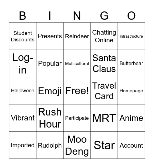 M2 Units 5 & 6 Review Bingo Card