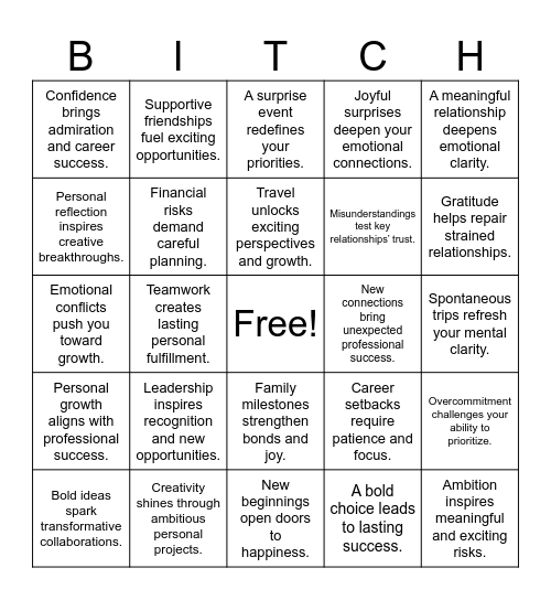 Leo ♌️ | Aquarius ♒️ | Sagittarius ♐️ Bingo Card