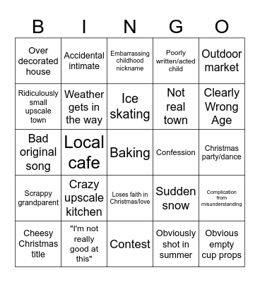 Christmas Bingo Card