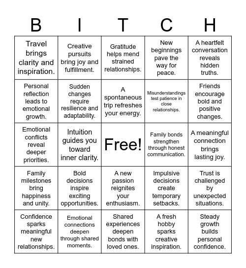 Libra ♎️ | Scorpio ♏️ | Aries ♈️ Bingo Card