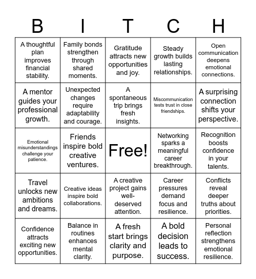 Gemini ♊️ | Aquarius ♒️ | Virgo ♍️ Bingo Card