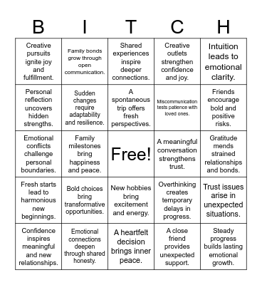 Capricorn ♑️ | Gemini ♊️ | Scorpio ♏️ Bingo Card