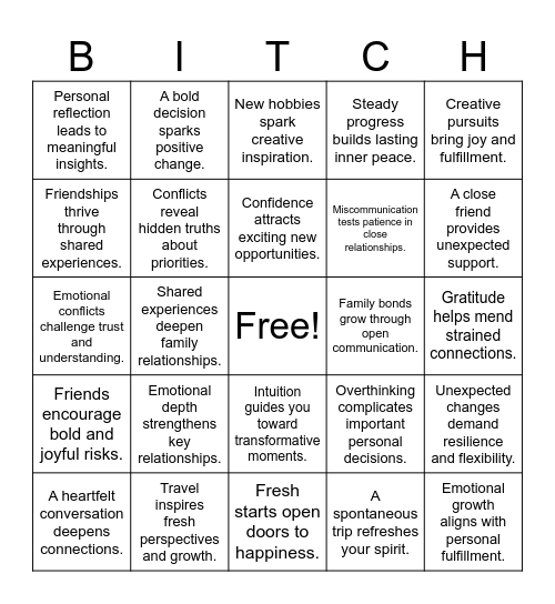 Scorpio ♏️ | Gemini ♊️ | Aquarius ♒️ Bingo Card