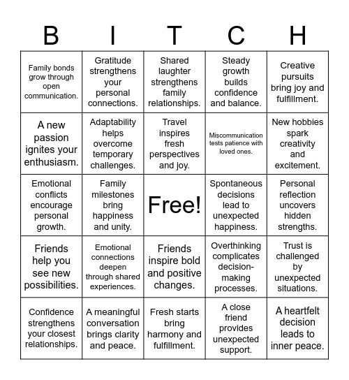 Cancer ♋️ | Libra ♎️ | Gemini ♊️ Bingo Card