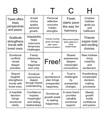 Cancer ♋️ | Aries ♈️ | Cancer ♋️ Bingo Card