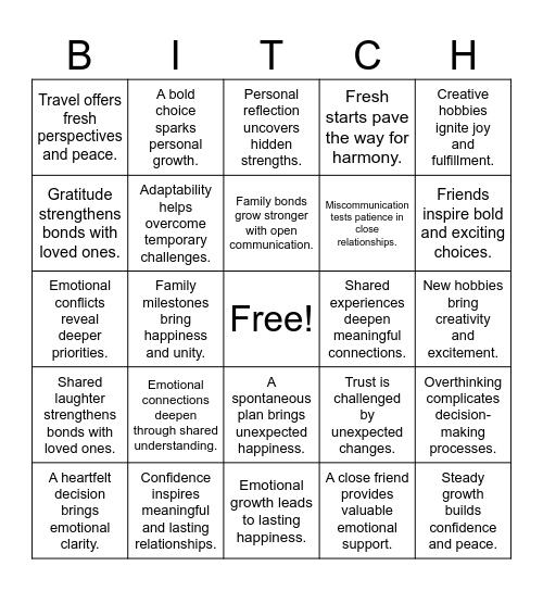 Cancer ♋️ | Aries ♈️ | Cancer ♋️ Bingo Card