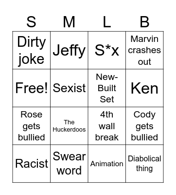 SML Bingo Card
