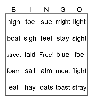 Bowman OG Plus after lesson 59 Bingo Card