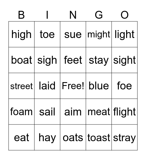 Bowman OG Plus after lesson 59 Bingo Card