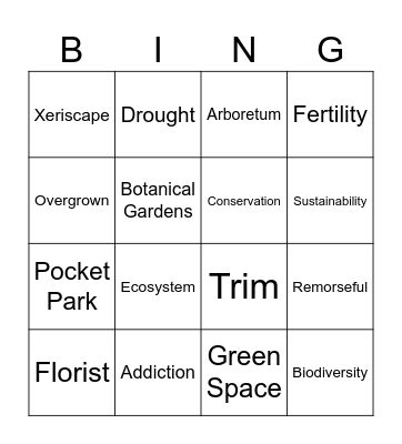 Allied with Green Bingo Card