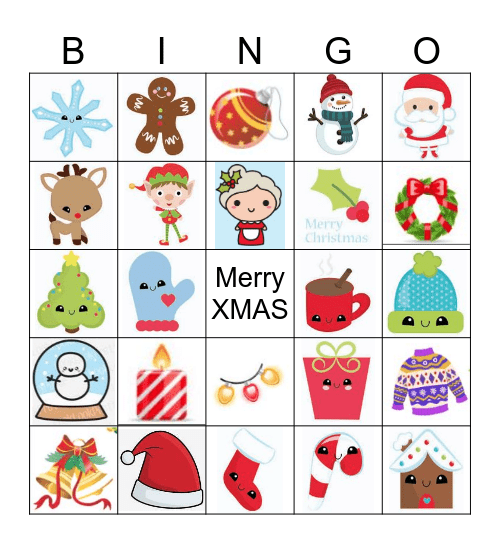 Christmas Bingo Card