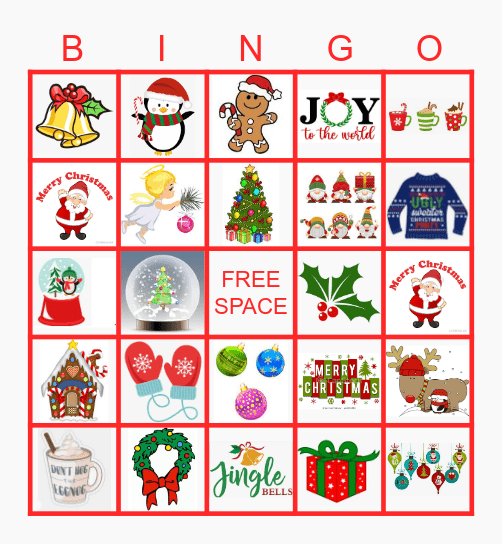 DECEMBER BINGO Card