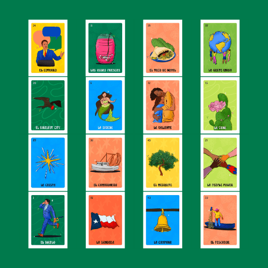 Chispa Texas Loteria Bingo Card