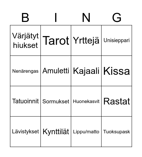 NoitaBingo Card