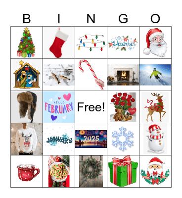 Winter Bingo Card