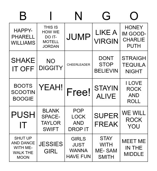 WEAVER CHRISTMAS PARTY Bingo Card