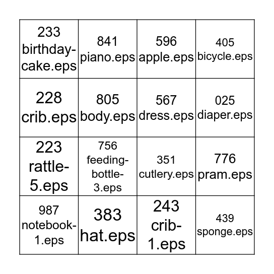 bingo mor Bingo Card