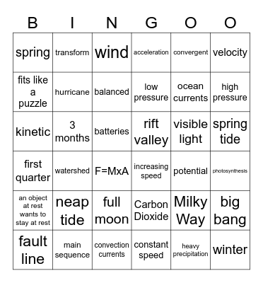 Fall Benchmark Bingo! Bingo Card