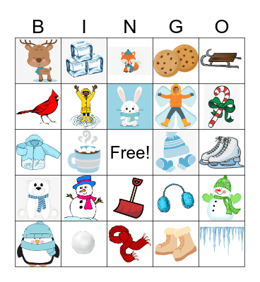 Winter Bingo Card