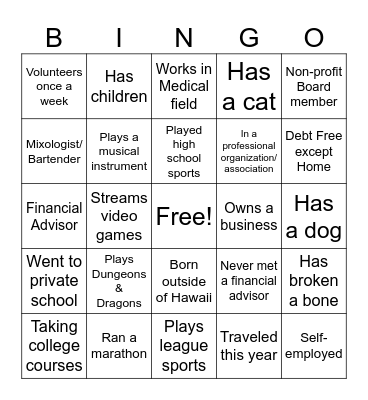 Pau Hana 12/24 Bingo Card