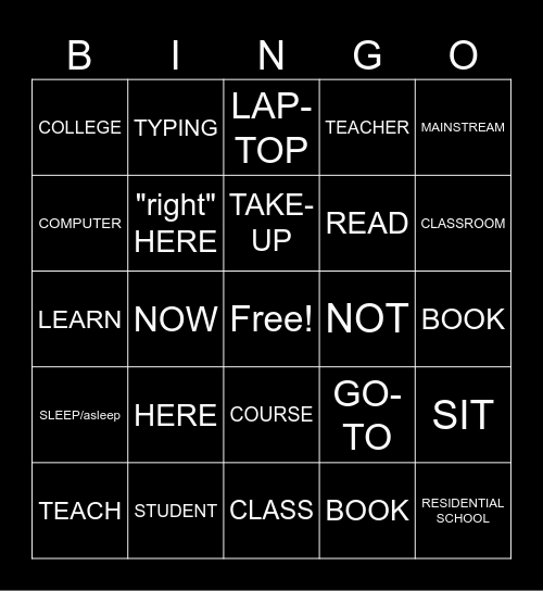 UNIT 2 LESSON 2 VOCABULARY (SLIDES 4 & 36) Bingo Card