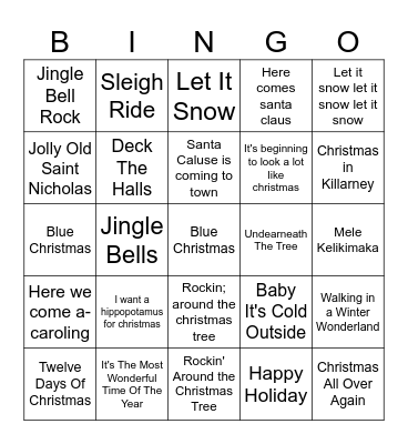 Christ Bingo Card