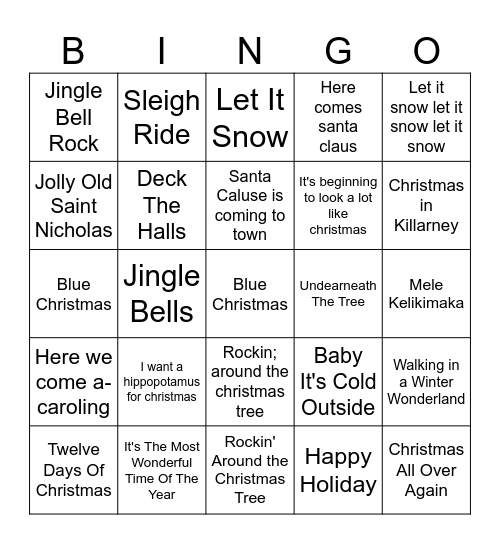 Christ Bingo Card
