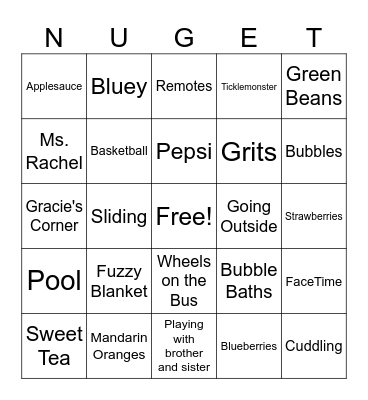 Aria's ONEderland "BINGO" Bingo Card