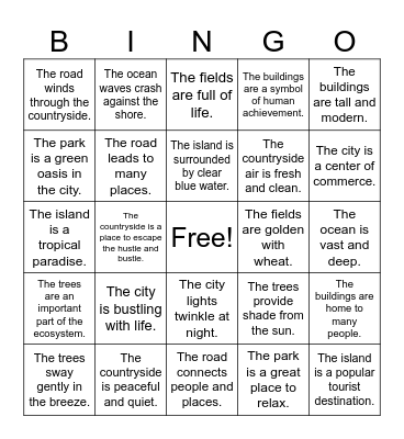 HOME SWEET HOME Bingo Card