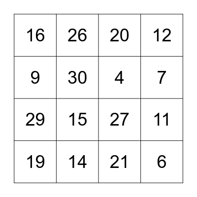 VijfenVijfJaarDagsBingo Card