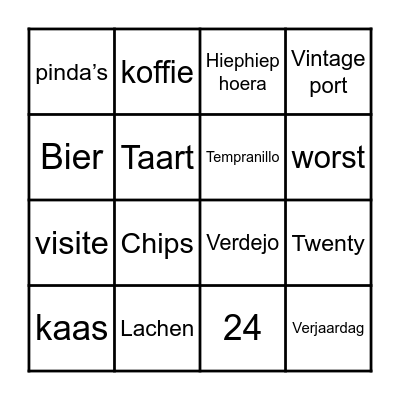 VijfenVijfJaarDagsBingo Card